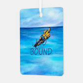 TOP Water Skiing Metal Ornament (Voorkant links)