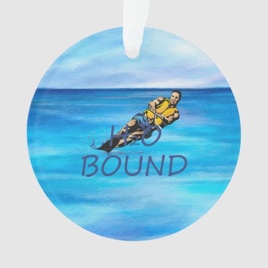 TOP Water Skiing Ornament (voorkant)