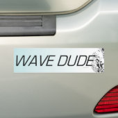 TOP Wave Man Bumpersticker (Op auto)