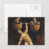 TOP Weightlift Old School Briefkaart (Voorkant / Achterkant)