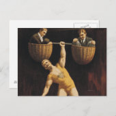 TOP Weightlift Old School Briefkaart (Voorkant / Achterkant)