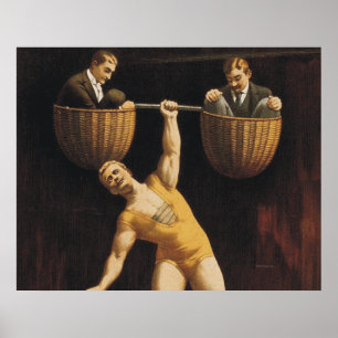 TOP Weightlift Old School Poster