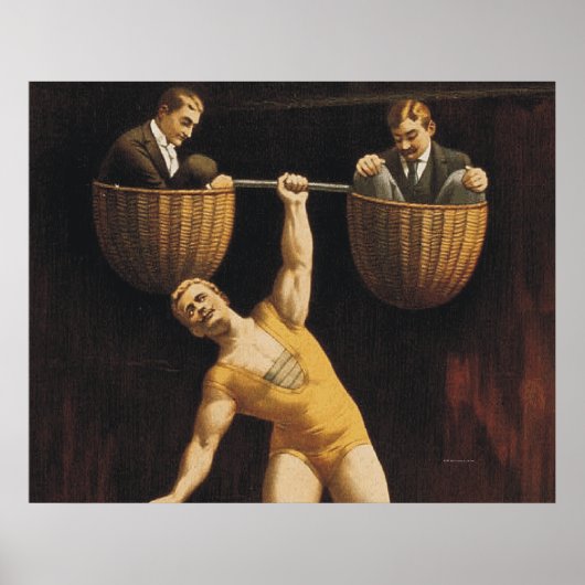 TOP Weightlift Old School Poster (Voorkant)