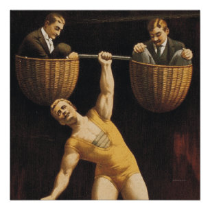 TOP Weightlift Old School Poster