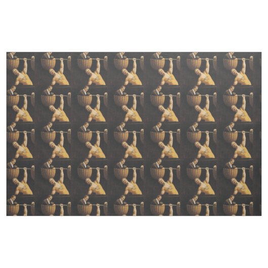 TOP Weightlift Old School Stof (Fat Quarter)