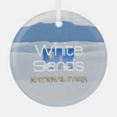 TOP White Sands Glass Ornament (Voorkant)