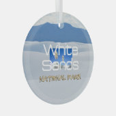 TOP White Sands Glass Ornament (Voorkant Rechts)