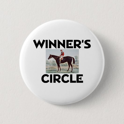 TOP Winner's Cirkel Ronde Button 5,7 Cm (Voorkant)