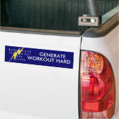 TOP Workout Electricity Bumpersticker (Op Truck)