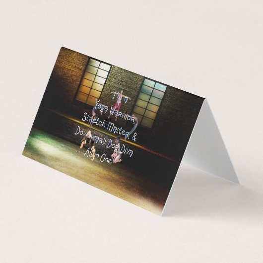 TOP Yoga Diva Visitekaartje (Voorkant)