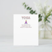 TOP Yoga Slogan (Staand voorkant)