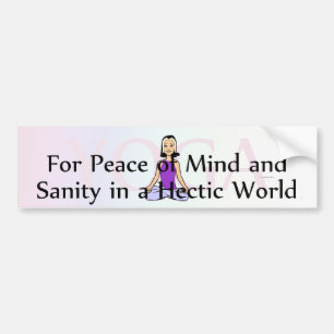 TOP Yoga Slogan Bumpersticker