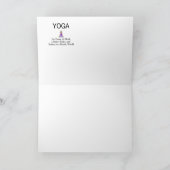 TOP Yoga Slogan Kaart (Binnen)