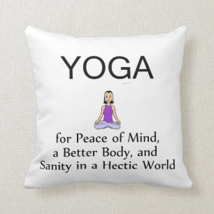TOP Yoga Slogan Kussen