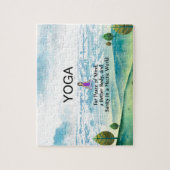 TOP Yoga Slogan Legpuzzel (Verticaal)