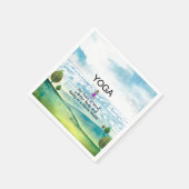 TOP Yoga Slogan Napkins Servet (Hoek)