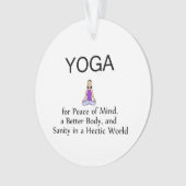 TOP Yoga Slogan Ornament (voorkant)