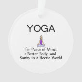 TOP Yoga Slogan Ornament (voorkant)