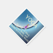 TOP Yoga Slogan Servetten (Hoek)