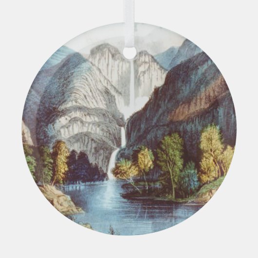 TOP Yosemite Glass Ornament (Voorkant)