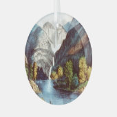 TOP Yosemite Glass Ornament (Voorkant links)