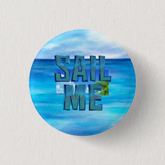 TOP Zeil Met Me Ronde Button 3,2 Cm (Voorkant)