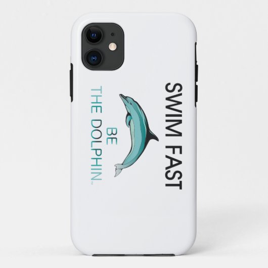 TOP Zwem Dolfijn Snel Case-Mate iPhone Case (Achterkant)