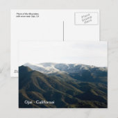 Topa Topa met sneeuw Briefkaart (Voorkant / Achterkant)