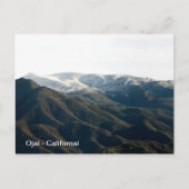 Topa Topa met sneeuw Briefkaart (Voorkant)