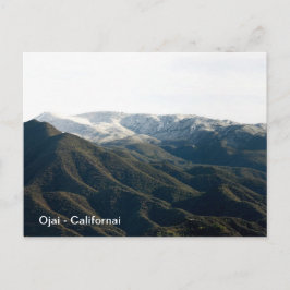 Topa Topa met sneeuw Briefkaart