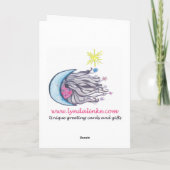 Topaas - de verjaardag van November voor haar Kaart (Achterkant)