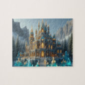 Topaas en Citrine Ice Castle Puzzel Legpuzzel (Horizontaal)