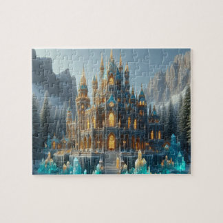 Topaas en Citrine Ice Castle Puzzel Legpuzzel