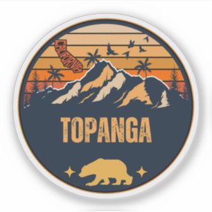 Topanga, Californië Sticker