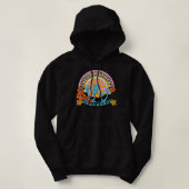 Topanga Canyon California Retro  Psychedeli Hoodie (Design voorkant)