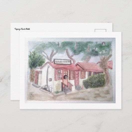 Topanga Ranch Motel Briefkaart (Voorkant / Achterkant)