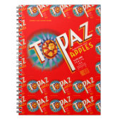 Topaz Apple Label multiprint Notitieboek (Voorkant)