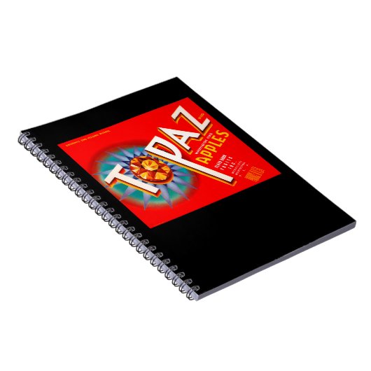 Topaz Apple Label Notitieboek (Rechterzijde)