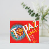 Topaz Apples Briefkaart (Staand voorkant)