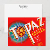 Topaz Apples Briefkaart (Voorkant / Achterkant)