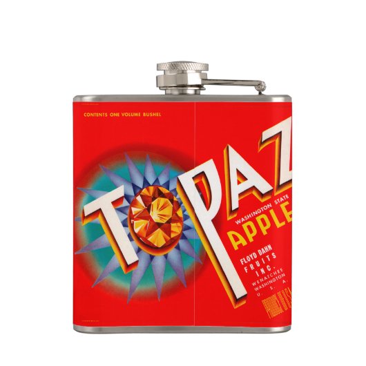 Topaz Apples Heupfles (Achterkant)