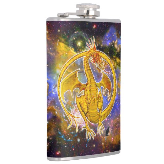 Topaz Cosmic Dragon Heupfles (Rechts)