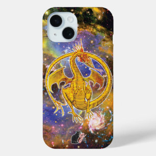 Topaz Cosmic Dragon Hoesje-Gemate iPhone Case