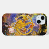 Topaz Cosmic Dragon Hoesje-Gemate iPhone Case (Achterkant (horizontaal))