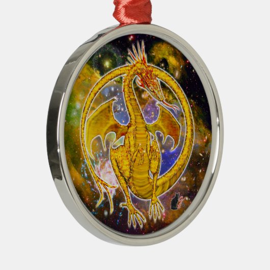 Topaz Cosmic Dragon Ornament (Rechts)