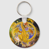 Topaz Cosmic Dragon Sleutelhanger (Voorkant)