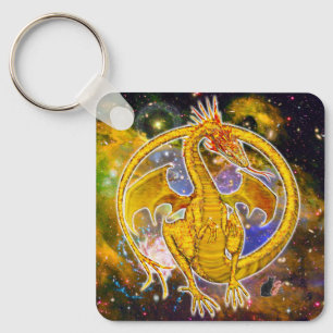 Topaz Cosmic Dragon Sleutelhanger