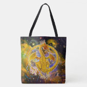 Topaz Cosmic Dragon Tote Bag (Voorkant)