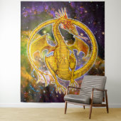 Topaz Cosmic Dragon Wandkleed (In situ)
