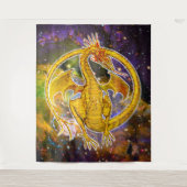 Topaz Cosmic Dragon Wandkleed (Voorkant)